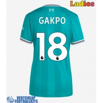 Liverpool Cody Gakpo #18 Replica Third Shirt Ladies 2025-26 Short Sleeve